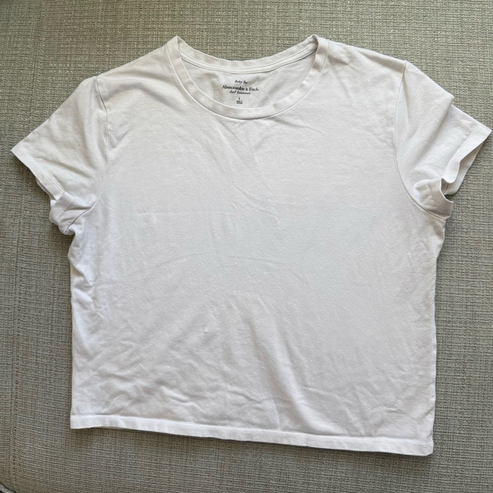 Abercrombie White Baby Tee